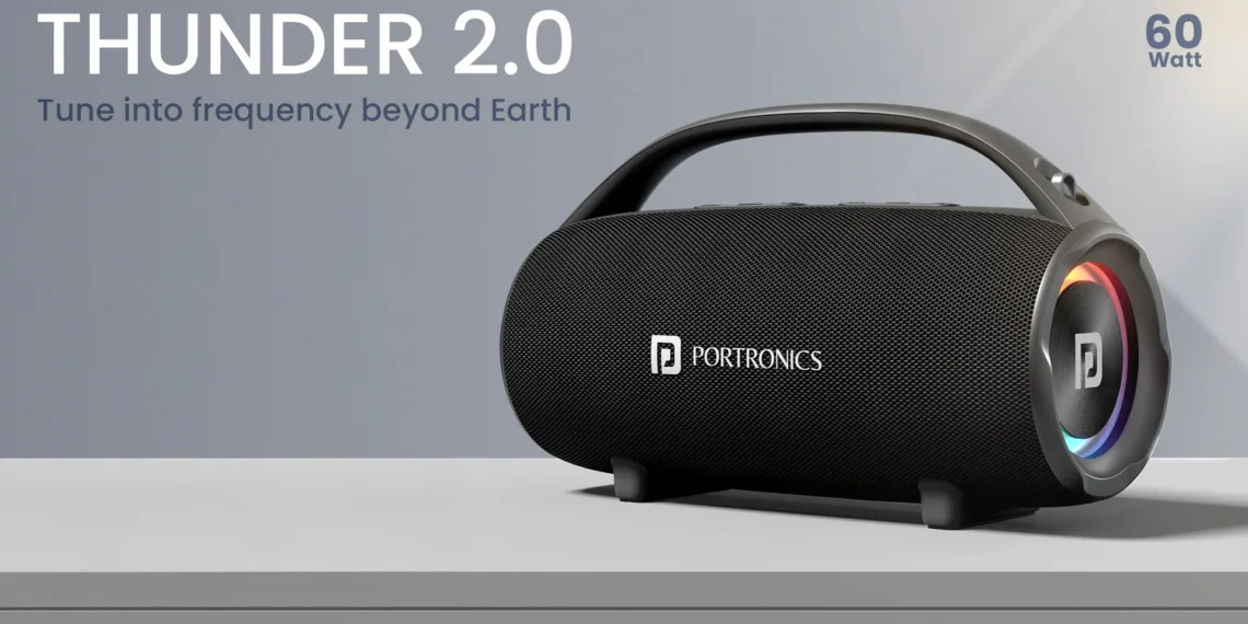 Portronics Thunder 2.0 TWS Speaker: Your Ultimate Party Companion
