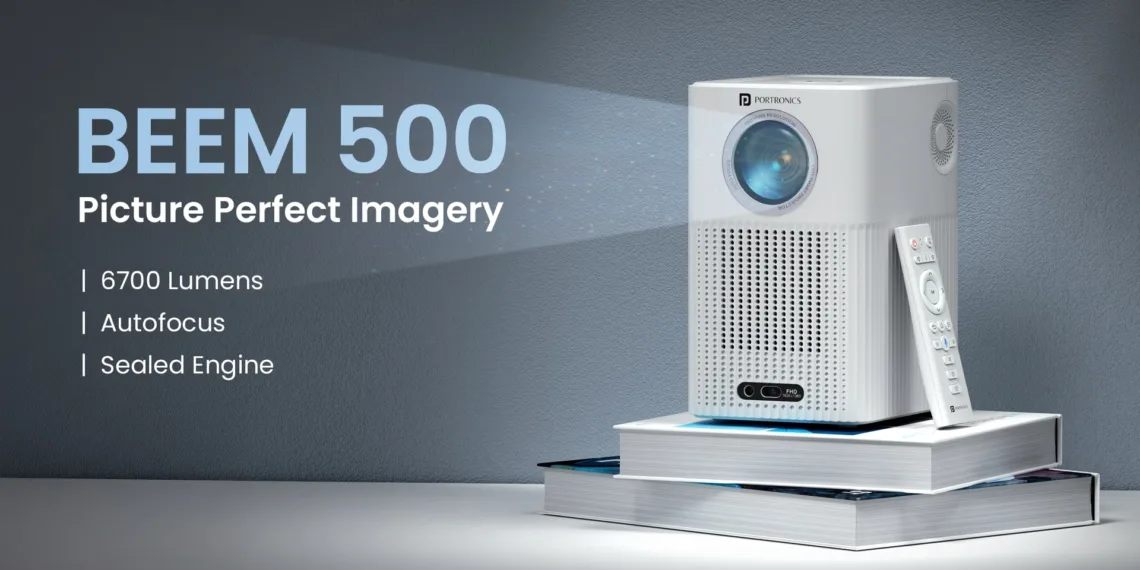 Portronics Beem 500 Smart LED Projector Launched in India