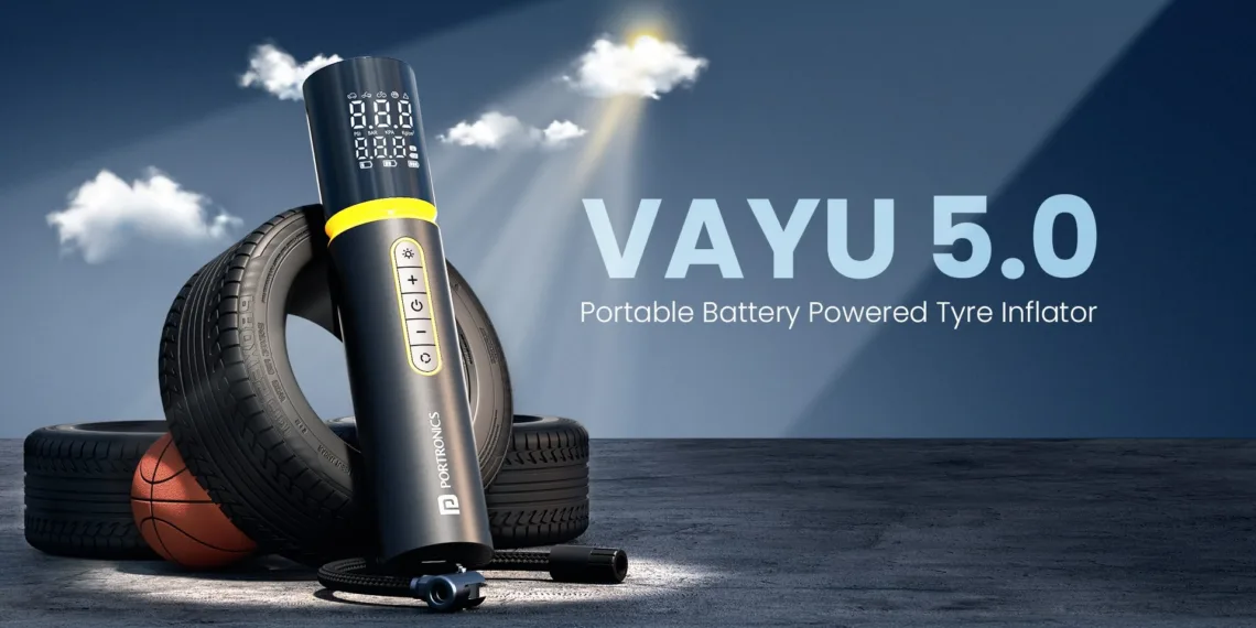 Meet the Vayu 5.0: The Ultimate Portable Tyre Inflator You Need!