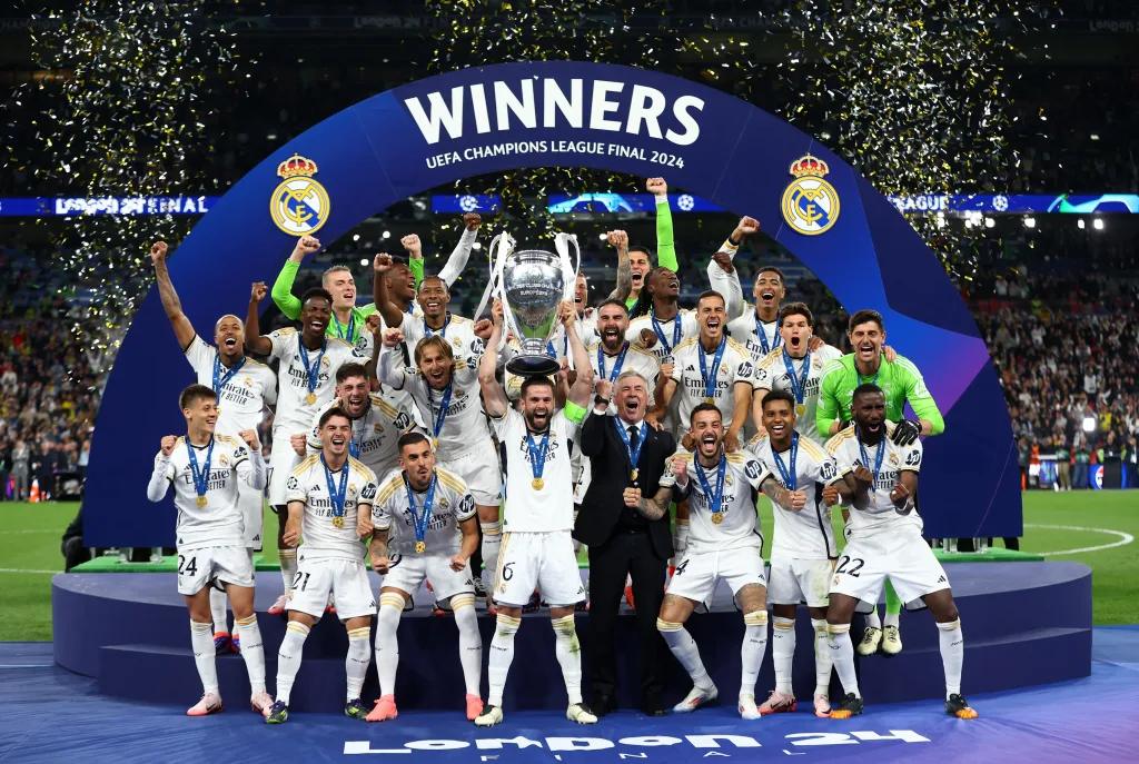 Real Madrid 2 Real Madrid Triumphs at Globe Soccer Awards as Best Club of 2024