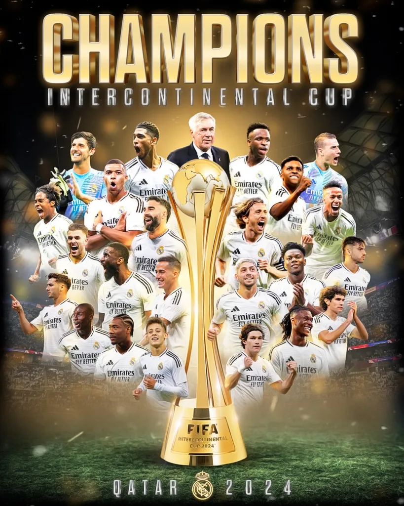Real Madrid Real Madrid Clinch FIFA Intercontinental Cup 2024 with Dominant Win Over Pachuca