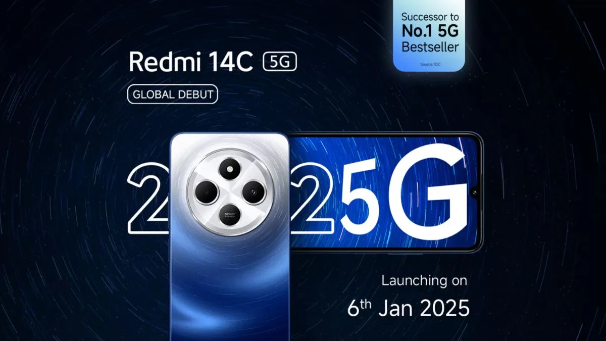 Redmi 14C 5G Launching on January 6, Available on Flipkart
