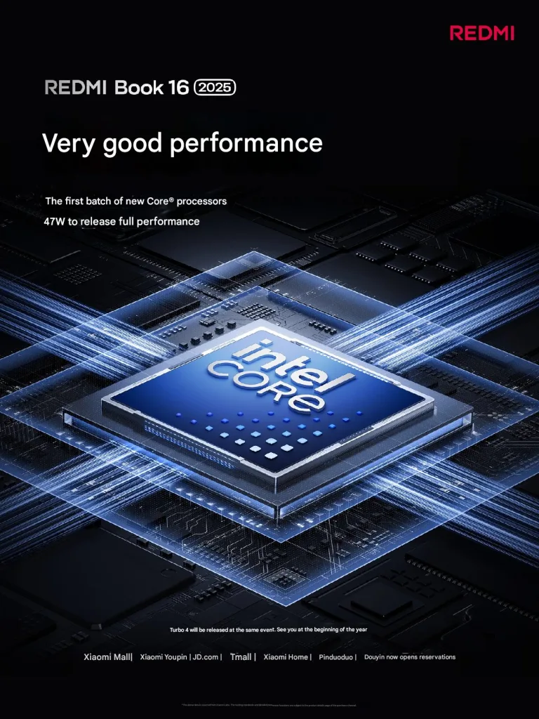 Redmi Book 16 3 1 Redmi Book 16 2025 Laptop Features New Intel Core Processor