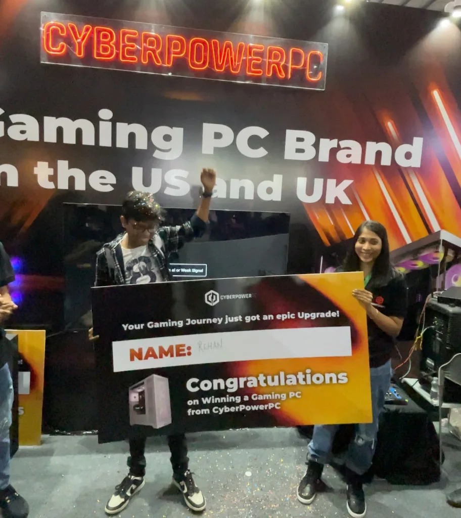 Mumbai Gamers Win Big: CyberPowerPC's Premium Rigs at GamingCon!