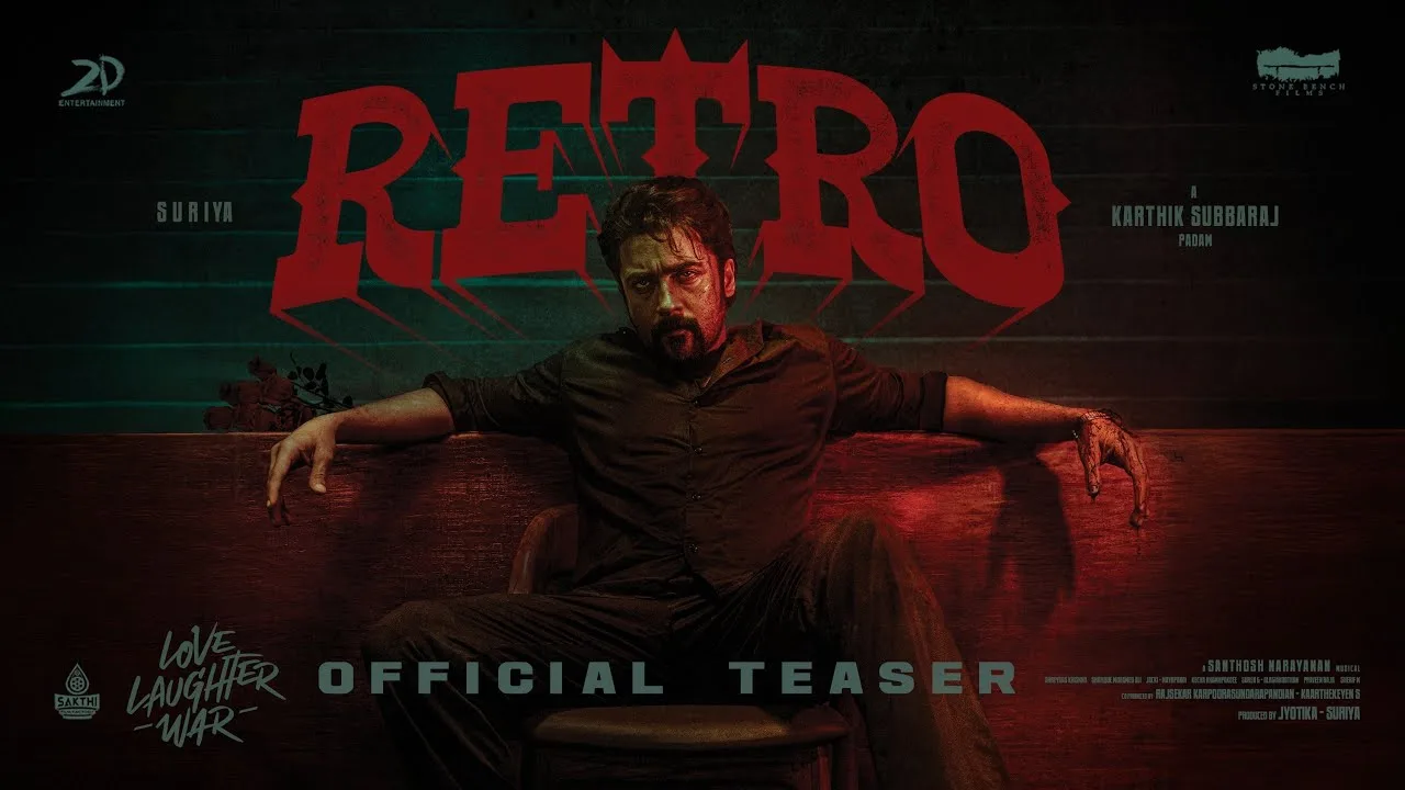 Retro Teaser Out: Suriya 44 Promises Action, Romance, and Drama