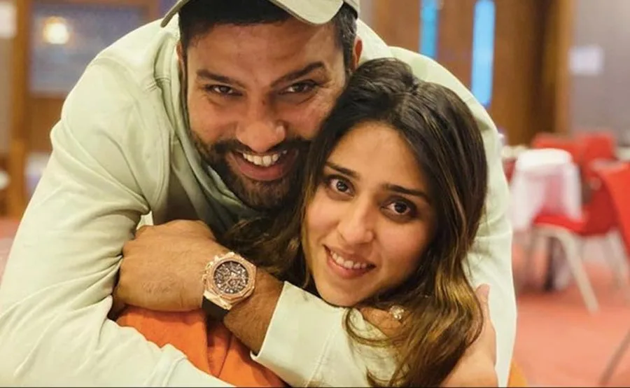 Rohit Sharma Ritika3 Rohit Sharma & Ritika Reveal Son Ahaan's Name in Xmas Post