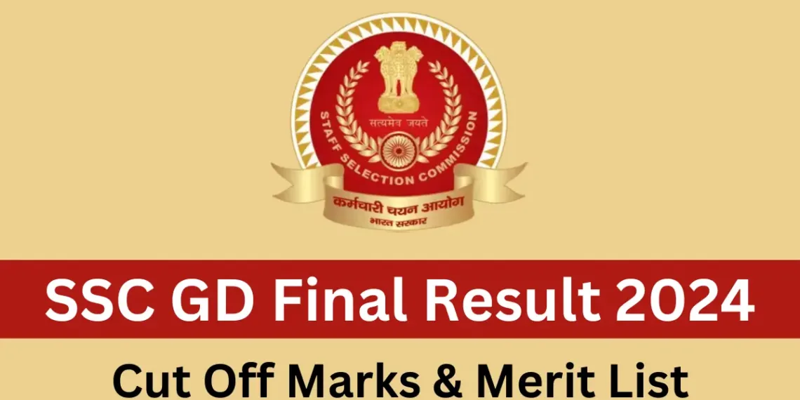 SSC GD Final Result 2024 Merit List
