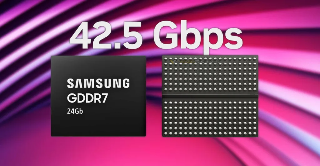 Samsung 2 Samsung To Unveil 42.5 Gbps 24GB GDDR7 Memory At ISSCC 2025