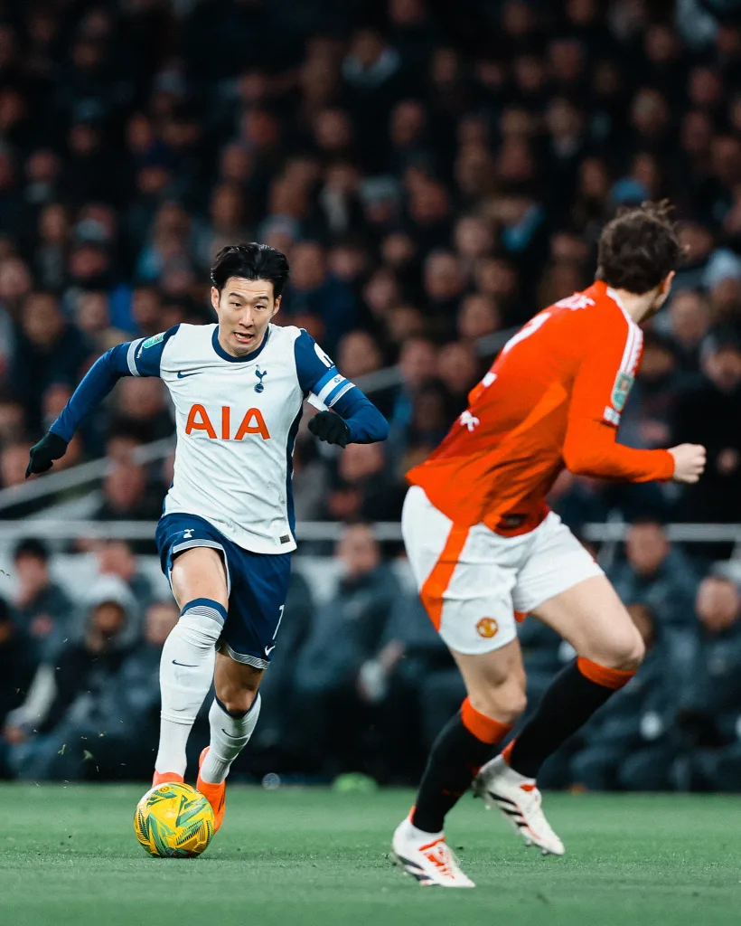 Son 1 Tottenham Edge Past United in A 7-Goal Drama in Carabao Cup