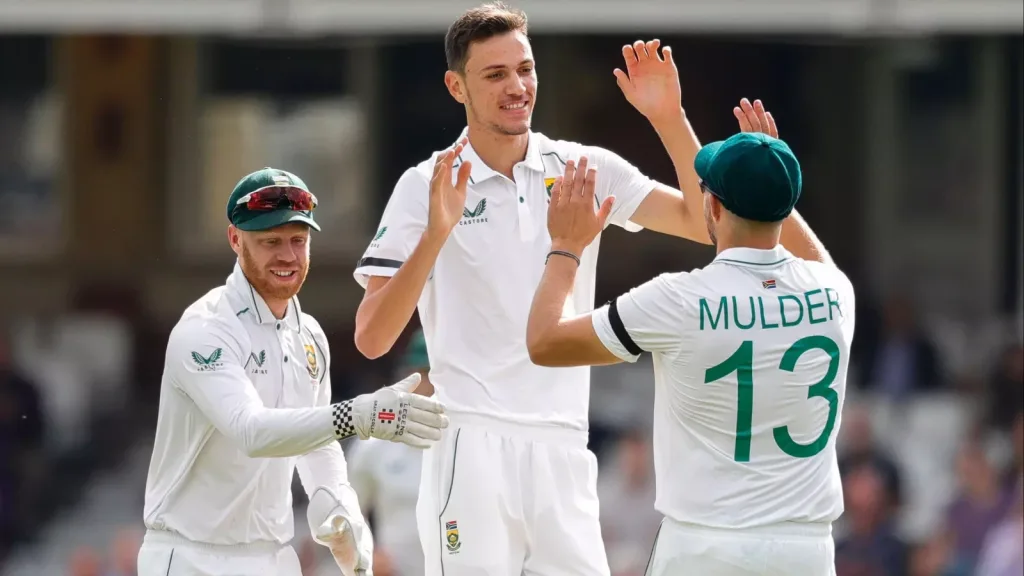 South African Marco Jansen Marco Jansen Joins Muralidaran in Exclusive Club with 11-Wicket Haul in Durban