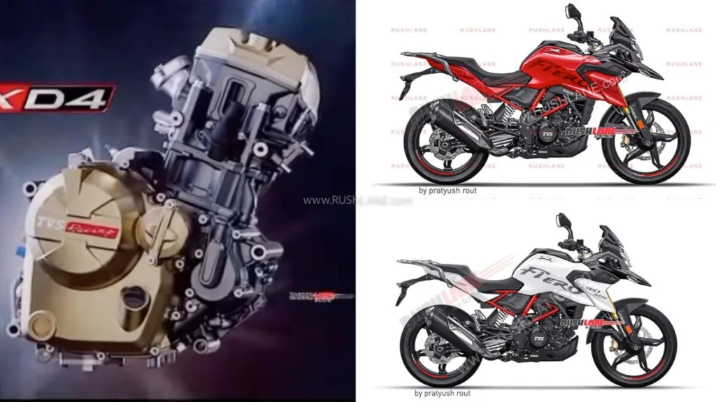 TVS 3 3 2025 TVS Apache ADV Spied: New 300cc Engine and Rugged Design