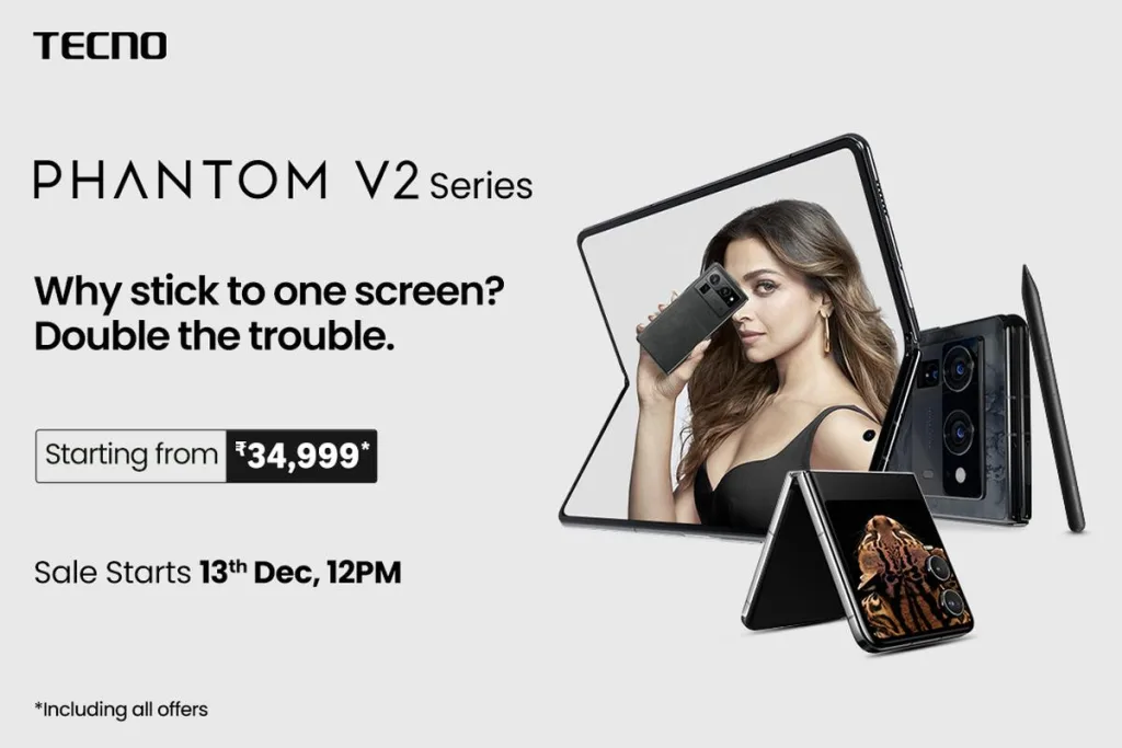 Tecno3 1 Tecno Phantom V Fold 2, V Flip 2 Launched in India: Price & Specs