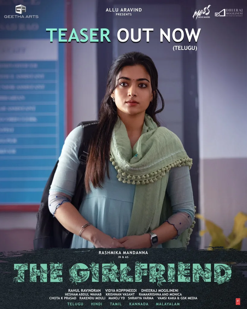 The Girlfriend Teaser Out Vijay Deverakonda Lends Voice to Rashmika Mandanna’s The Girlfriend Teaser, Unveils a Tale of Love and Mystery