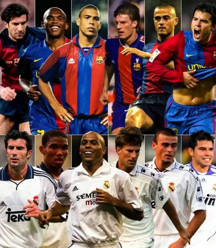 Top footballers who have represented Real Madrid and Barcelona Top footballers who have represented Real Madrid and Barcelona