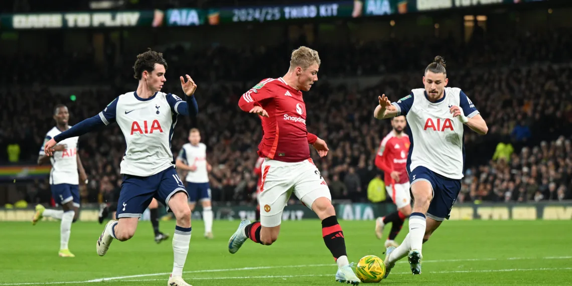 Tottenham Edge Past United in A 7-Goal Drama in Carabao Cup