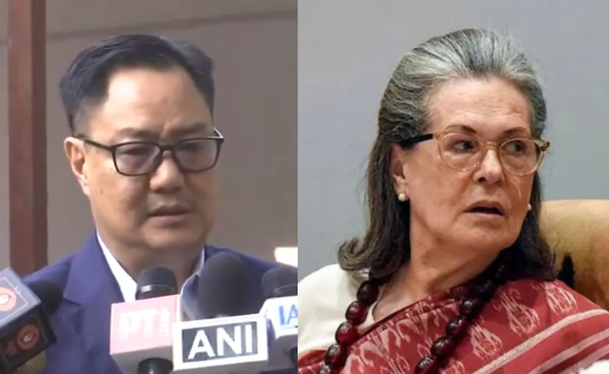 Kiren Rijiju Urges Unity Against Alleged Sonia Gandhi-George Soros Links
