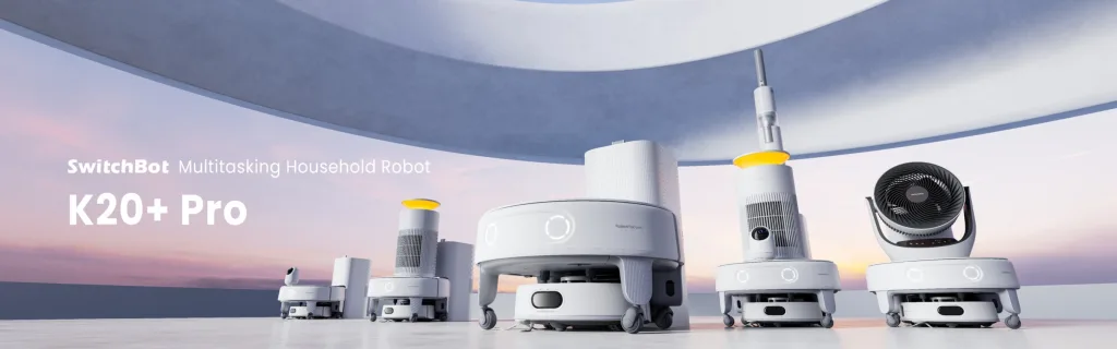 SwitchBot Unveils the K20+ Pro: The World's First Multitasking Household Robot