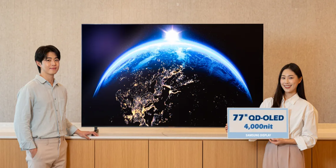 Samsung's 2025 QD-OLED Shatters Records with 4000 Nits!