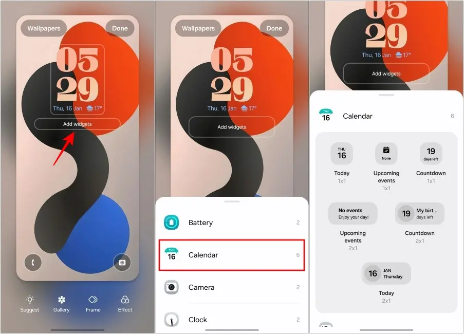 Add Widgets to One UI 7 Lock screen 1 How to Customize Your Lock Screen on Samsung Galaxy Phones with One UI 7?