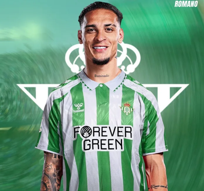 Antony to Real Betis Real Betis Closing in on Antony Loan Deal from Manchester United
