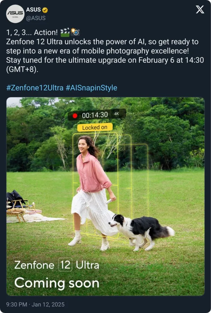 Asus 1 1 ASUS Zenfone 12 Ultra Launching on February 6, 2025