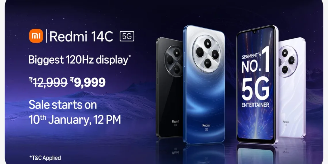 Redmi 14C 5G Officially Launched in India, starts at ₹9,999