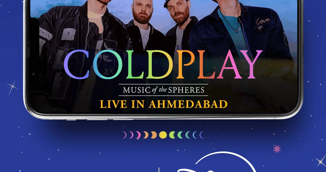 Disney+ Hotstar to Stream Coldplay Live in Ahmedabad on 26th January
