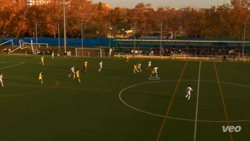 Figure 4 illustrates a ball recovery by Fati through his engagement with the opponent png Who is Real Madrid's Newest Signing, 18 Year Old Lamini Fati? Scouting Report and Tactical Analysis