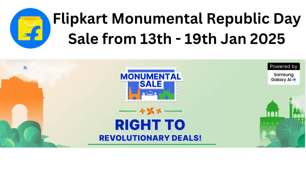 Flipkart 3 1 Flipkart Monumental Sale 2025: Massive Discounts Await!