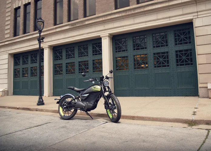 FlyingFlea_Kerbside_GarageDoors Royal Enfield’s Flying Flea Gets a Qualcomm Power Boost!