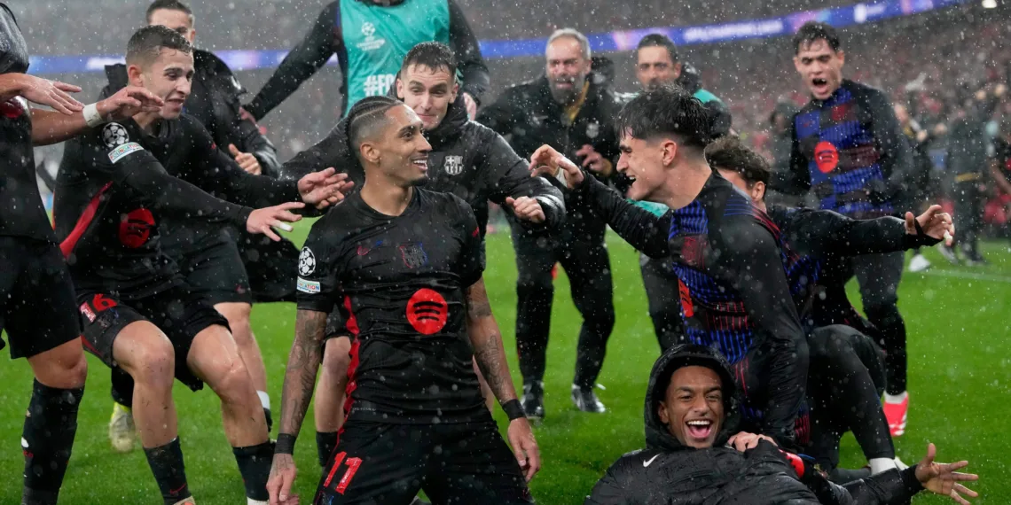 FC Barcelona's Epic Champions League Thriller: A 9-Goal Rollercoaster in Lisbon - Raphinha