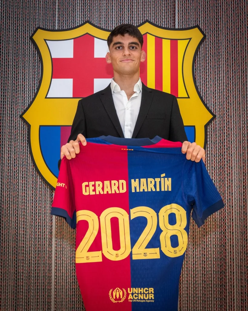 Gerard Martin Commits to FC Barcelona Until 2028: All We Know