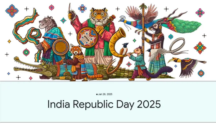 Google-Doodle Republic Day 2025