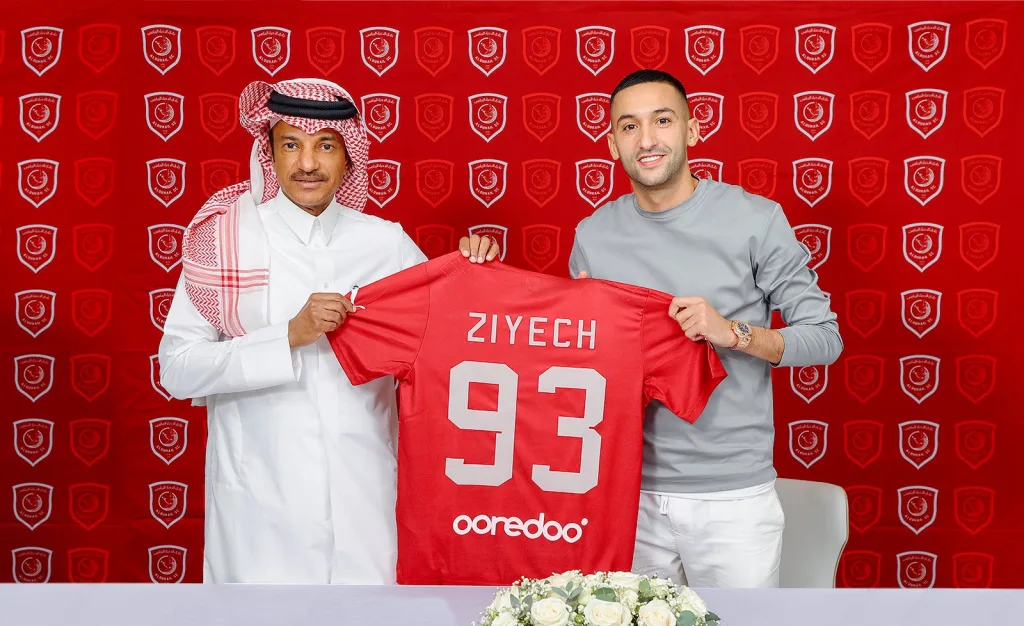 Hakim Ziyech Officially Joins Qatars Al Duhail After Departing Galatasaray Hakim Ziyech Officially Joins Qatar's Al-Duhail After Departing Galatasaray