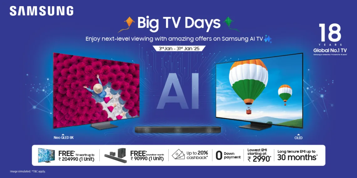 Samsung’s Big TV Days: Epic Deals on Premium TVs You Can’t Miss!