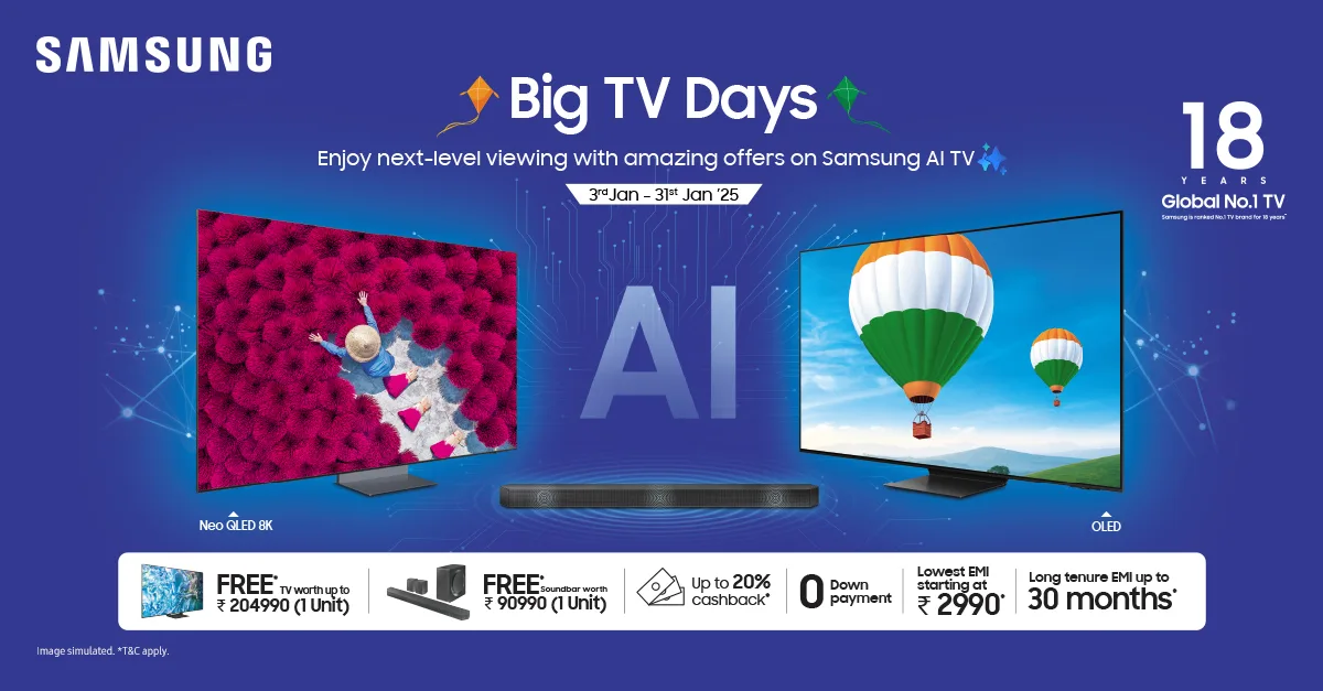 Samsung’s Big TV Days: Epic Deals on Premium TVs You Can’t Miss!