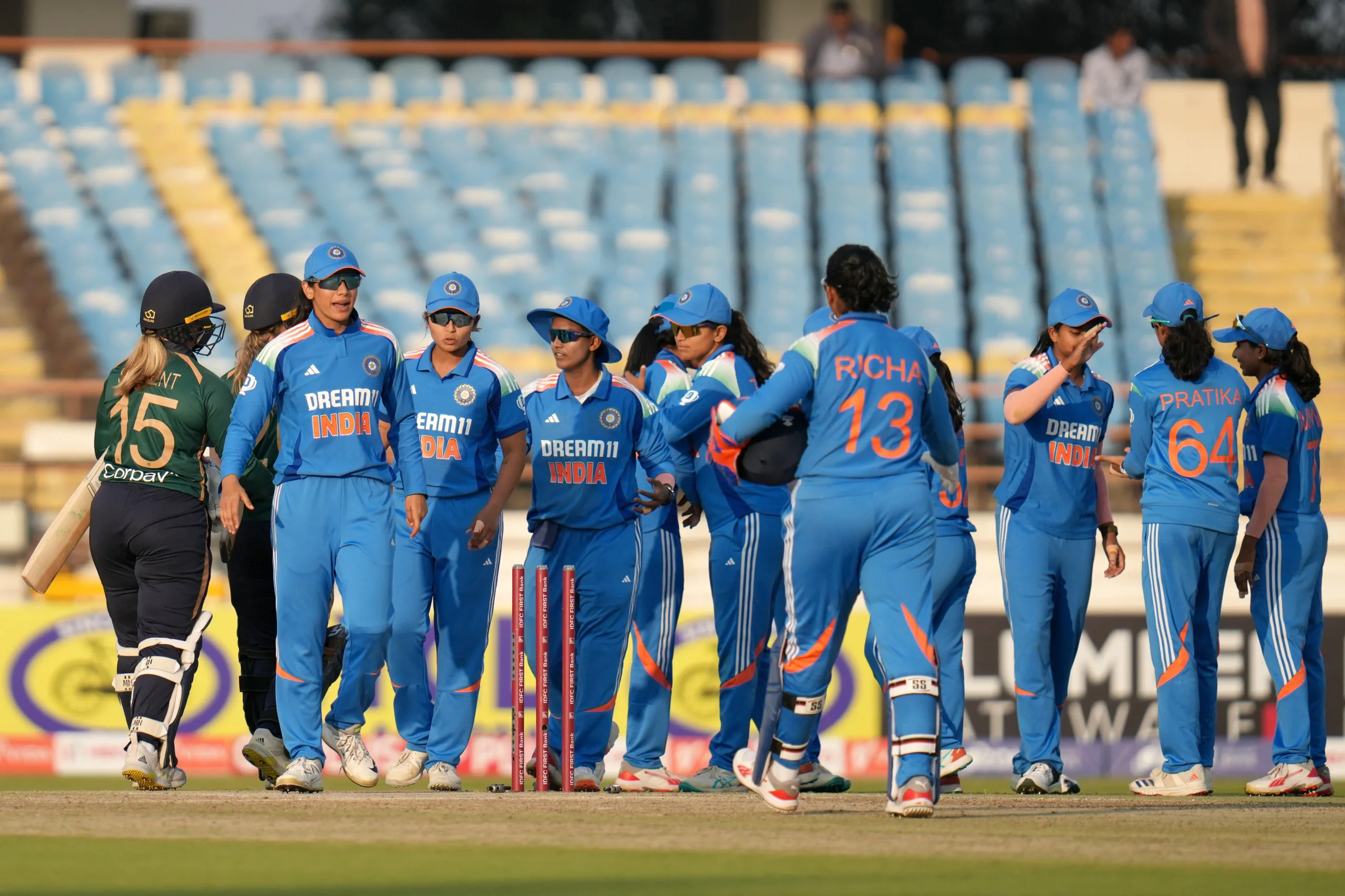 India Women vs Ireland Women 3rd ODI: India Women Crush Ireland by 304 Runs, Sweep ODI Series 3-0