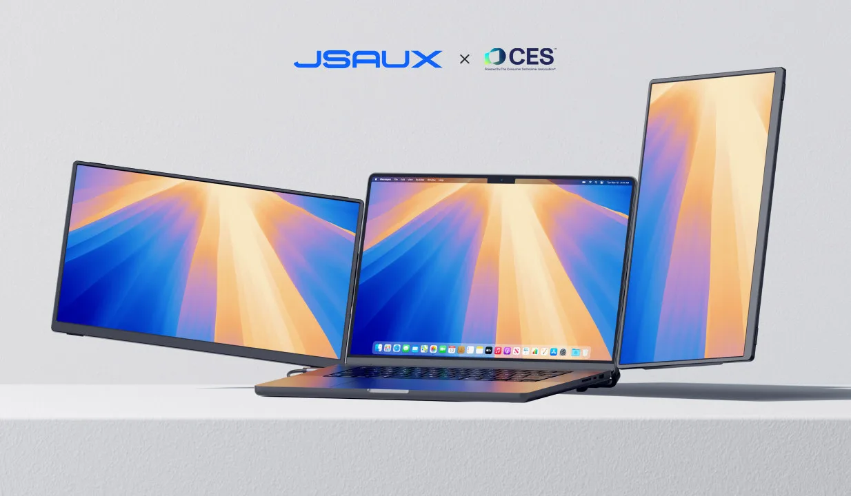 JSAUX Makes a Bold Debut at CES 2025 with the FlipGo Portable Monitor and More
