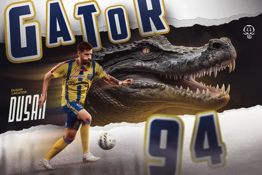 Kerala Blasters FC announces the signing of Montenegrin midfielder Dusan Lagator ISL 2024/25: Kerala Blasters FC Strengthens Midfield with Montenegrin Star Dušan Lagator