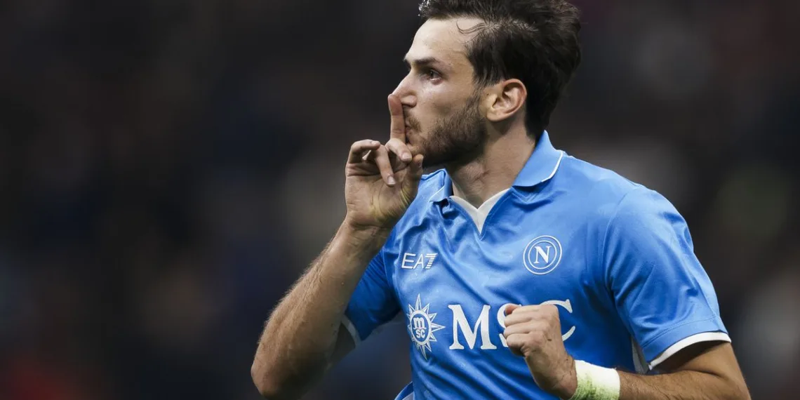 Khvicha Kvaratskhelia Transfer News: PSG in Advanced Talks for Napoli Star featuring Milan Skriniar in a swap deal