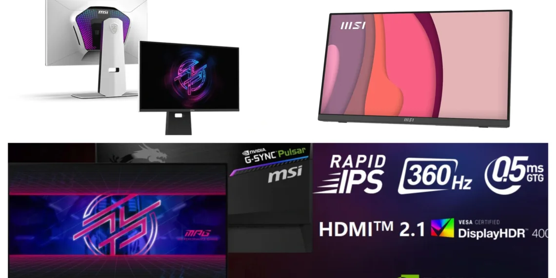 MSI Unveils Cutting-Edge Monitors for CES 2025: Dual-Mode, G-Sync Pulsar, and Portable Displays