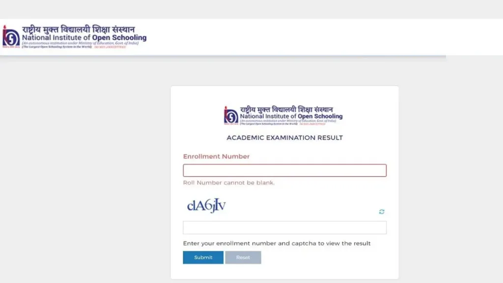 NIOS Result 2024 October Declared 1 NIOS Result 2024 October Declared: Direct Link Here to Check Your Class 12 Results