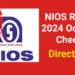 NIOS Result 2024 October Declared: Direct Link Here to Check Your Class 12 Results