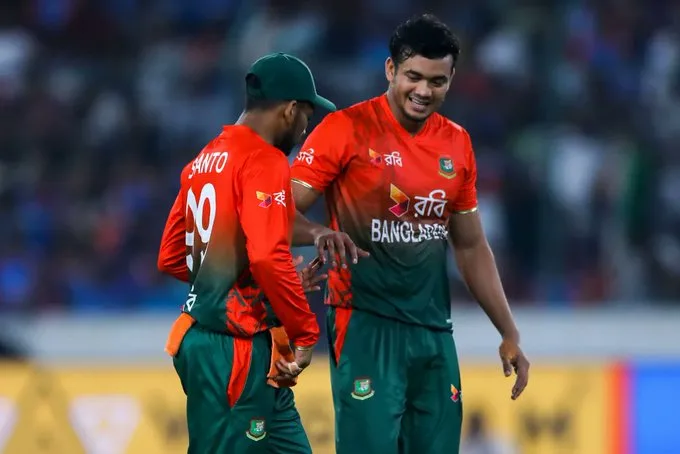 Najmul Hossain Shanto1 Najmul Hossain Shanto Resigns as T20I Captain of Bangladesh