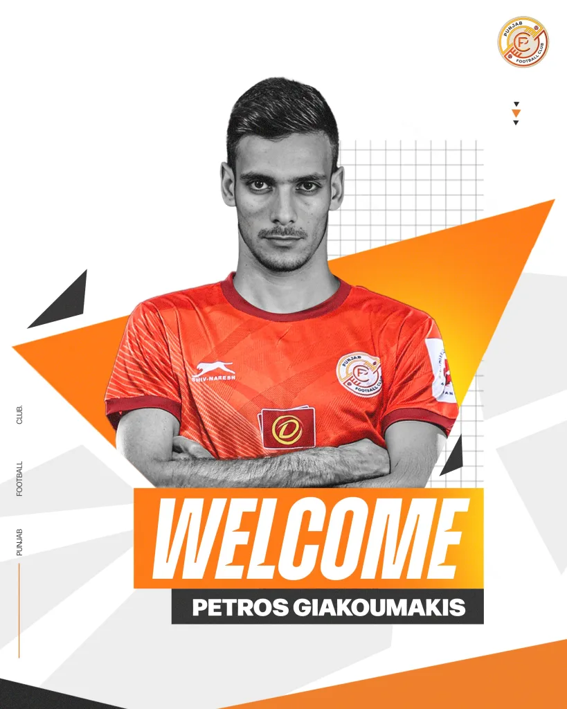 Punjab FC Sign Petros Giakoumakis ISL 2024/25: Punjab FC Strengthen Squad with Greek Forward Petros Giakoumakis