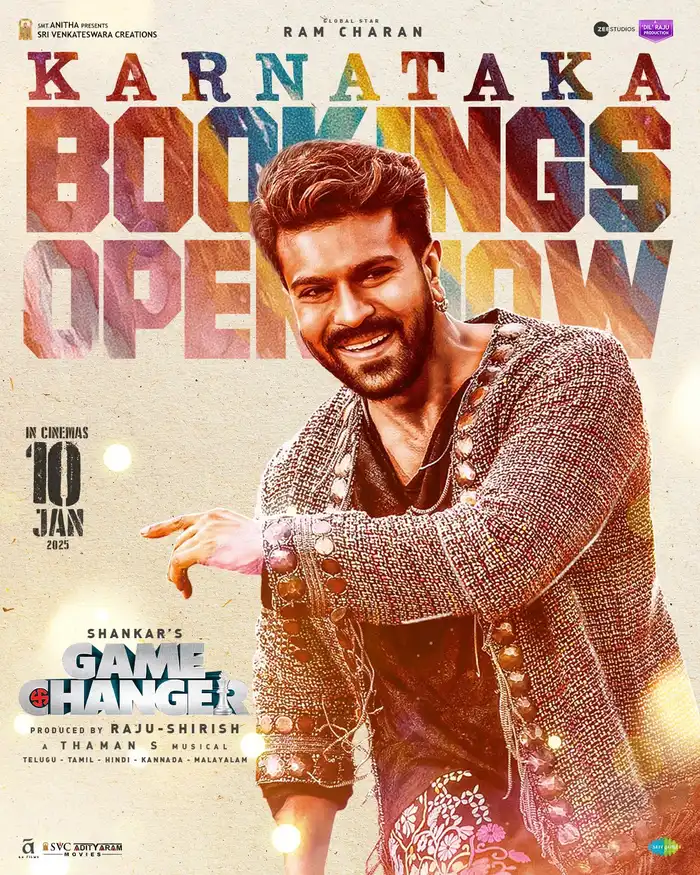 RamCharan Game Changer Advance Booking: Ram Charan's Shatters Records with ₹13.87 Crore, Surpasses Indian 2's Presales