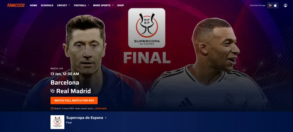 Real Madrid vs Barcelona 1 Real Madrid vs Barcelona: Lineup and how to watch the Supercopa de Espana final match LIVE in India?