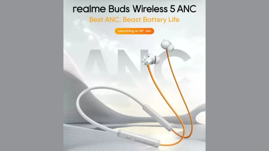 Realme Buds 3 1 Realme Buds Wireless 5 ANC Launching in India on January 16