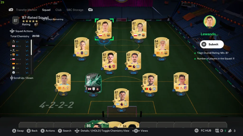 Screenshot 2111 EA FC25: How to do the 87+ Base or Centurions Icon Upgrade SBC and is it worth doing?