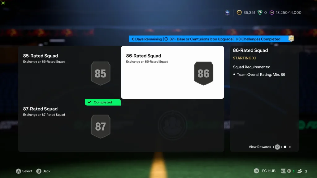 Screenshot 2112 EA FC25: How to do the 87+ Base or Centurions Icon Upgrade SBC and is it worth doing?